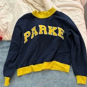 Parke mock neck, size s/m never worn washed once never dried